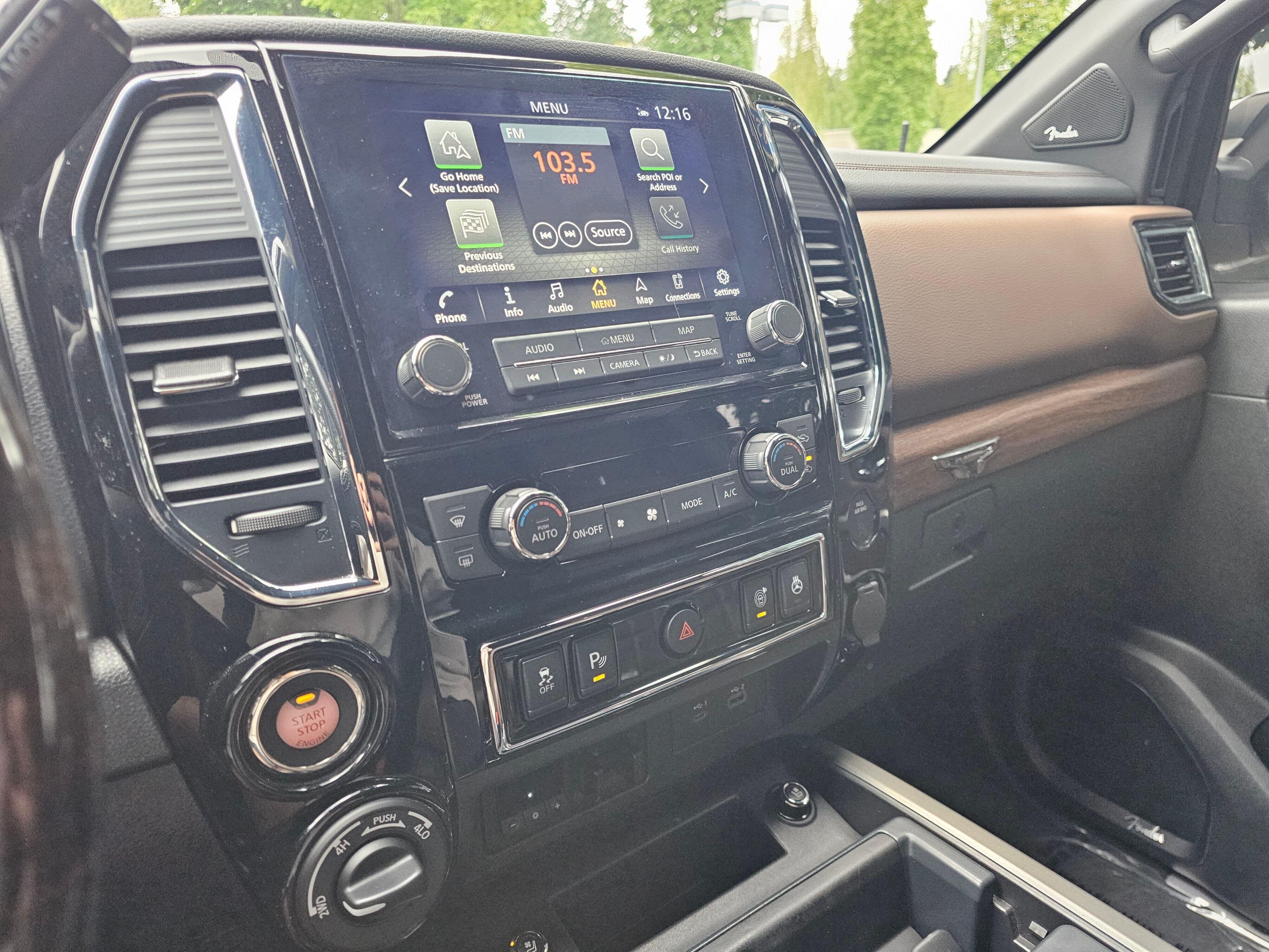 Used 2021 Super Black Nissan Platinum Reserve image 27