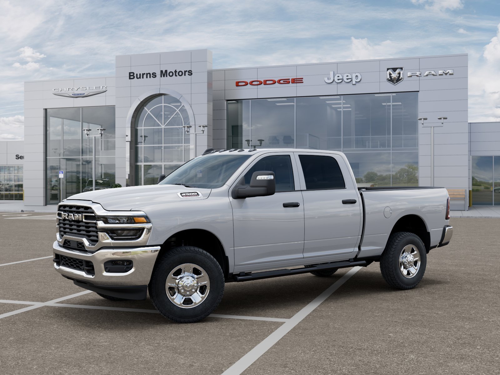 New 2026 Bright White Clear-Coat Exterior Paint Ram Tradesman image 28