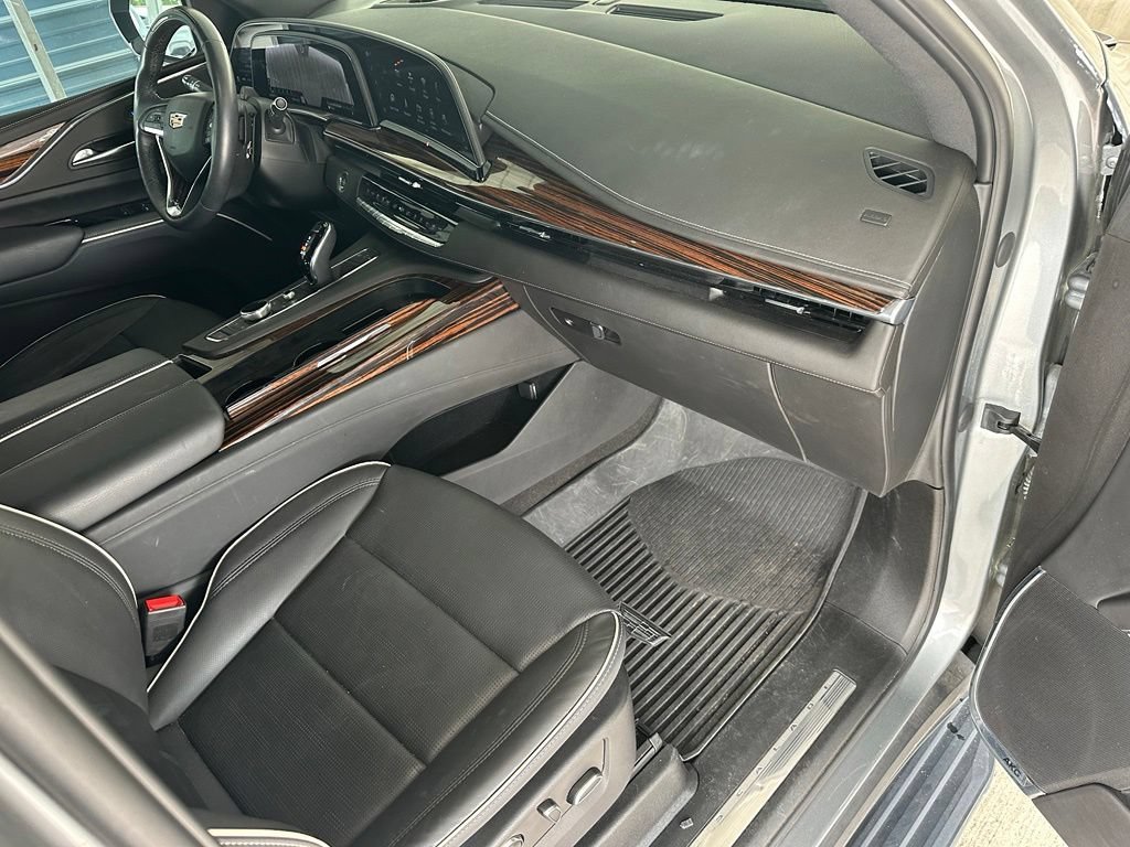 Used 2023 Argent Silver Metallic Cadillac Premium Luxury image 39