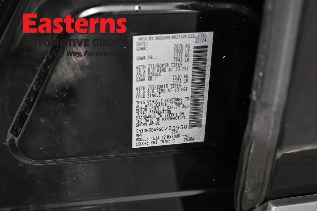 Used 2025 Black Nissan SV image 37