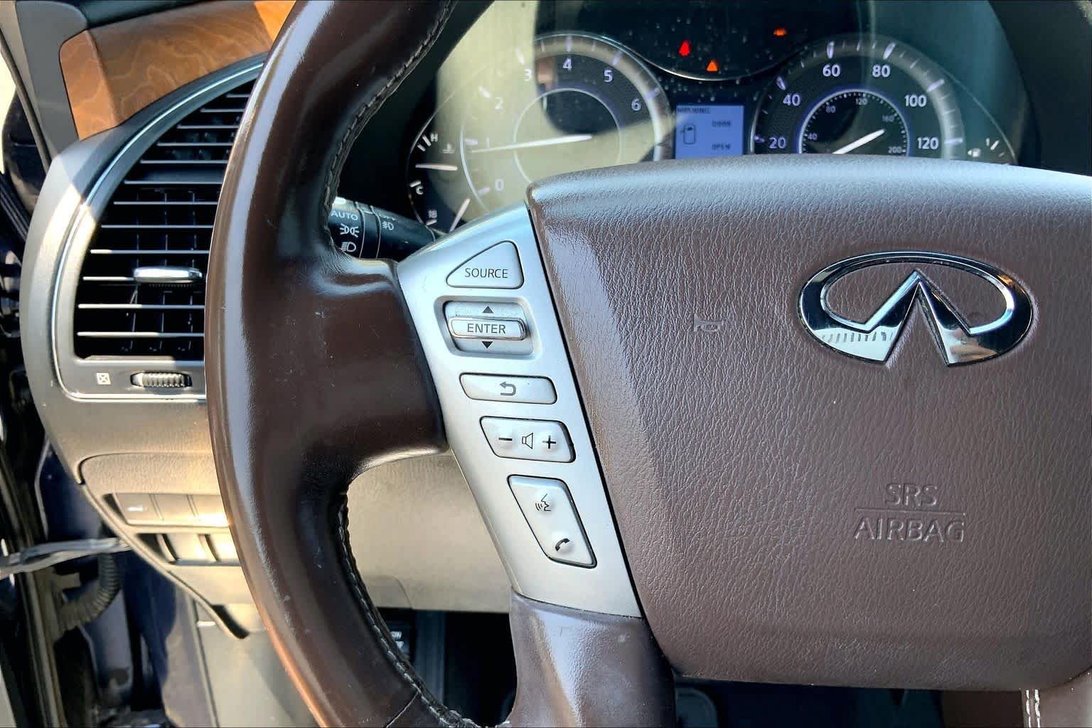 Used 2017 Hermosa Blue INFINITI Limited image 24