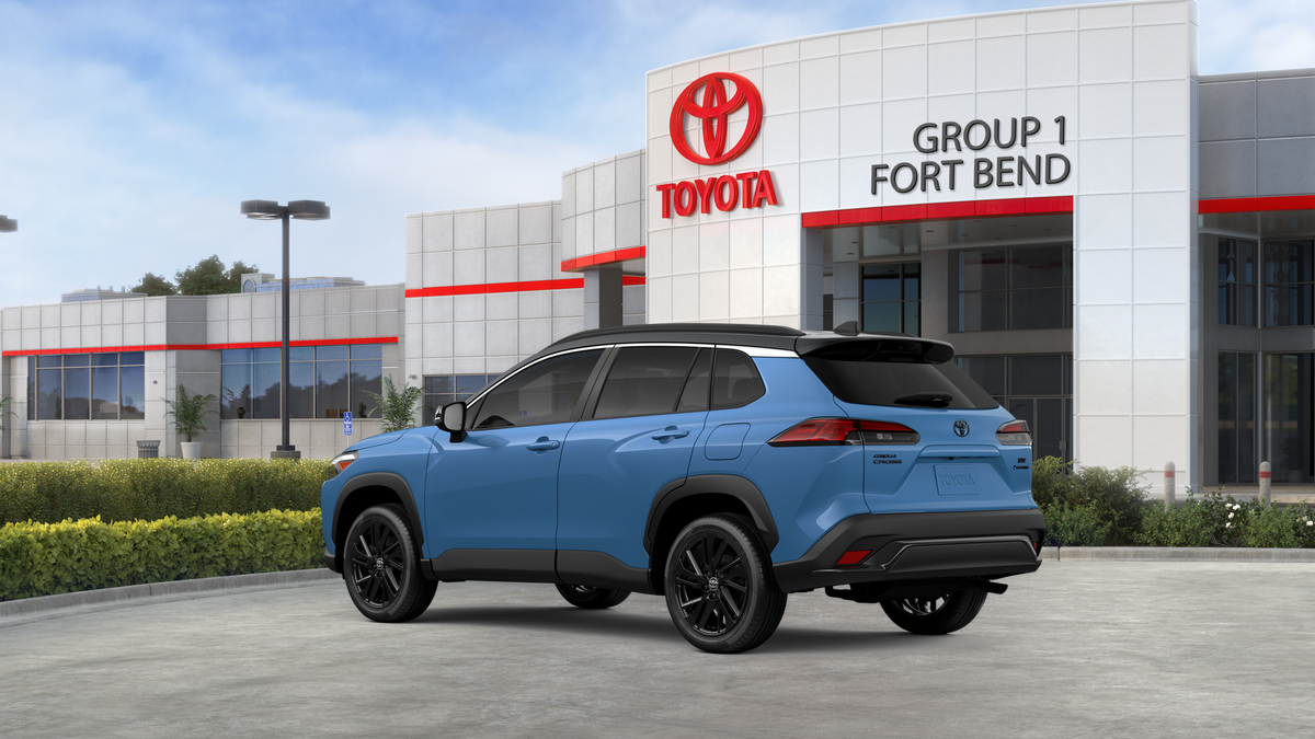 New 2026 Cavalry Blue with Jet Black roof Toyota Hybrid XSE image 6