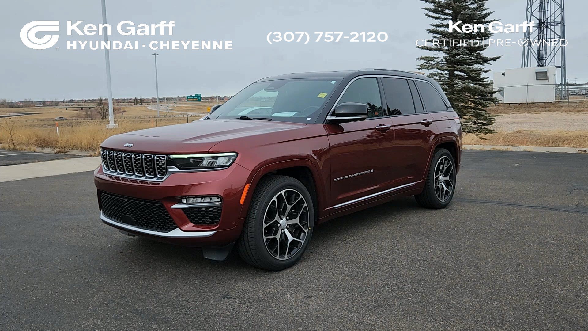 Used 2022 Velvet Red Pearlcoat Jeep Summit Reserve image 1