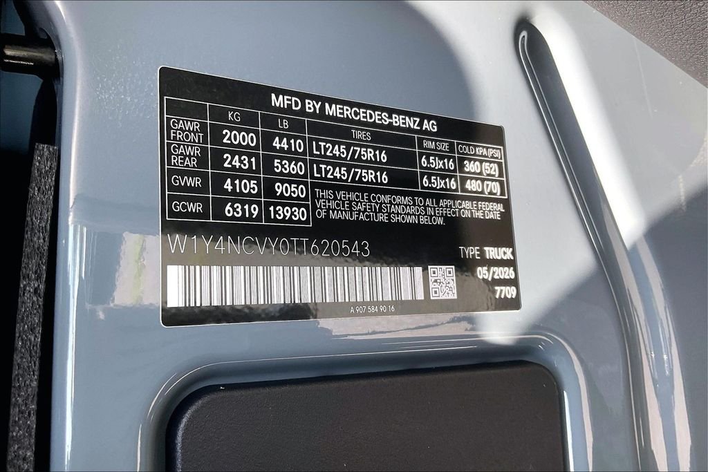 New 2026 Blue Gray Mercedes-Benz Cargo 170 WB image 10