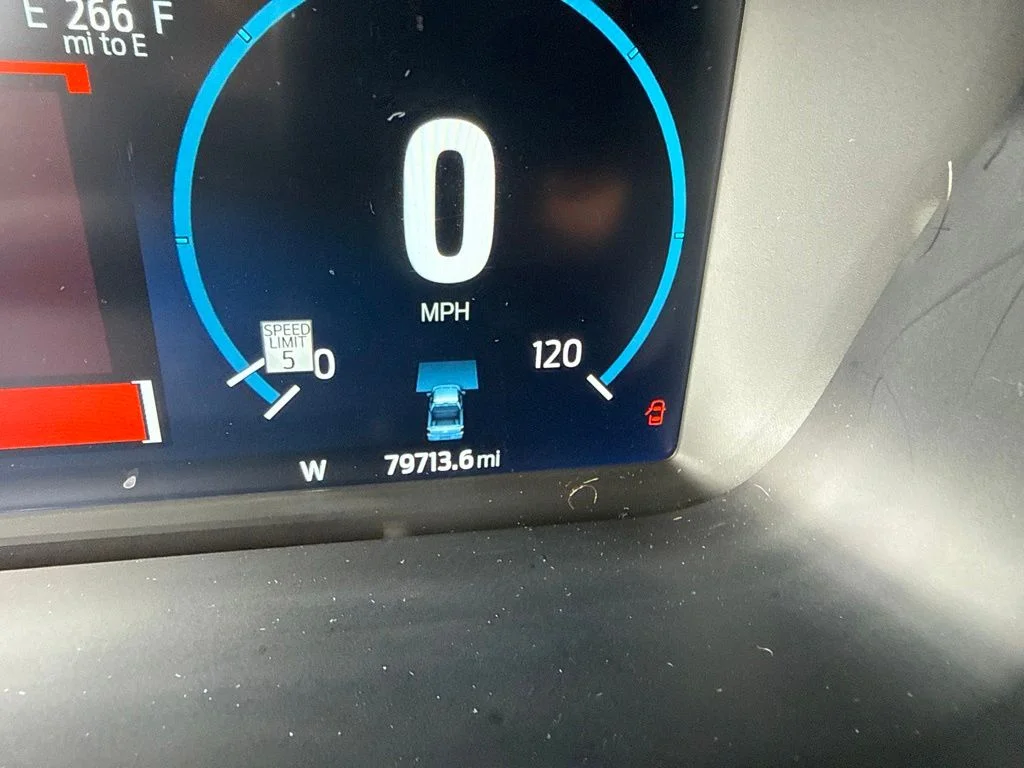 Used 2021 Antimatter Blue Metallic Ford Lariat image 7