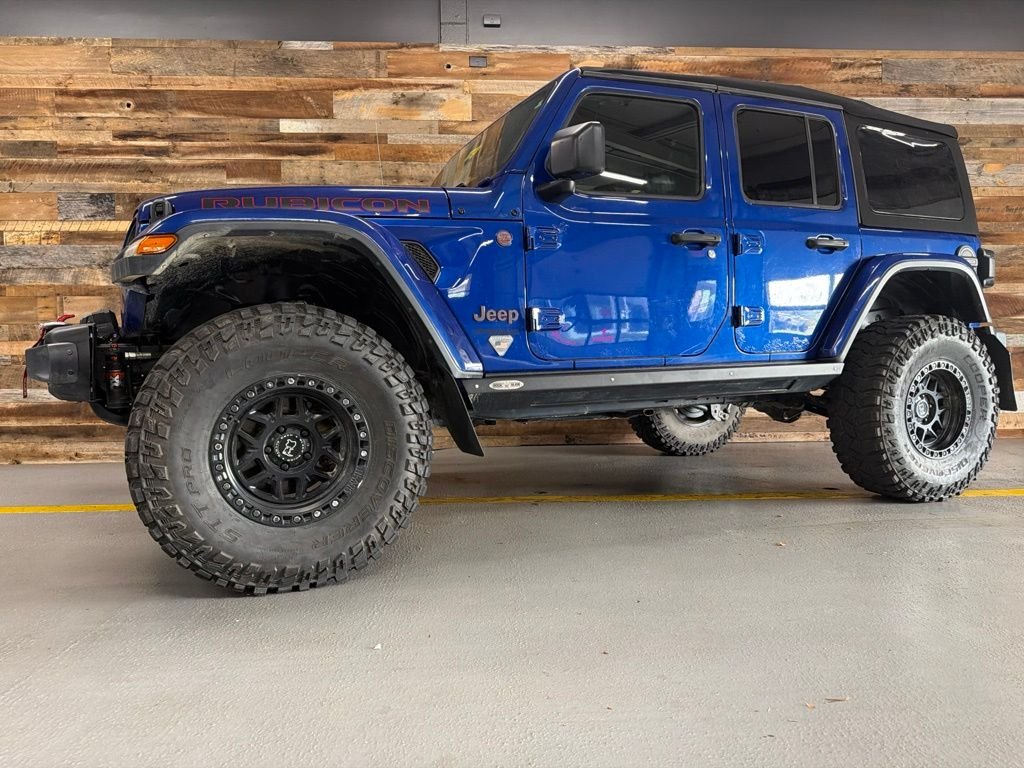 Used 2018 Ocean Blue Metallic Jeep Unlimited Rubicon image 18