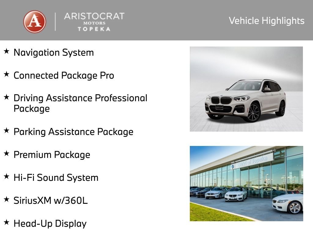 Used 2021 BMW X3 40i with VIN 5UXTY9C01M9D97260 for sale in Kansas City
