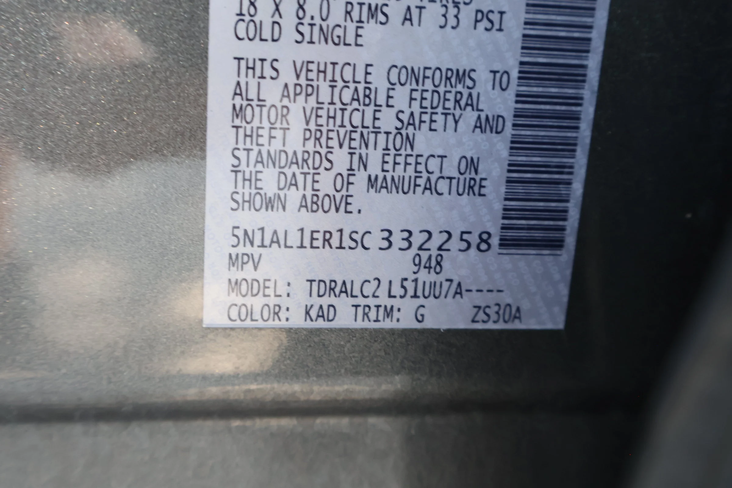 Certified Used 2025 Graphite Shadow INFINITI PURE image 33