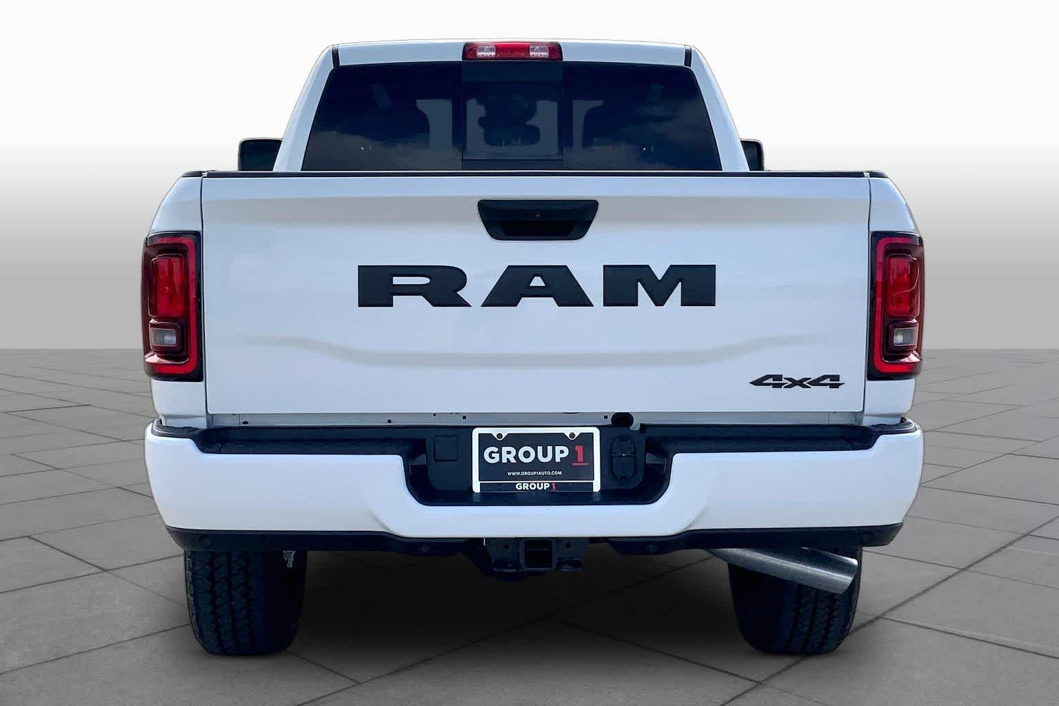 New 2026 Bright White Clear-Coat Exterior Paint RAM Black Express image 4