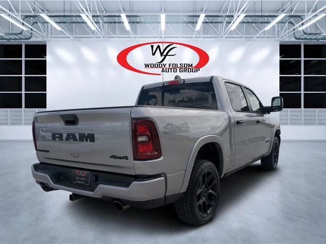 New 2025 Billet Silver Metallic Clear-Coat Exterior Paint RAM Laramie image 3