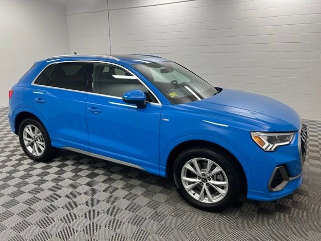 Used 2022 Blue Audi Premium Plus image 4