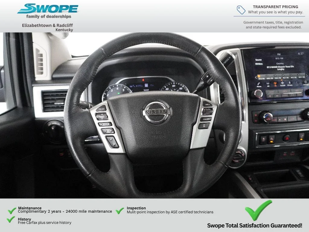 Used 2021 Red Alert Nissan SV image 21