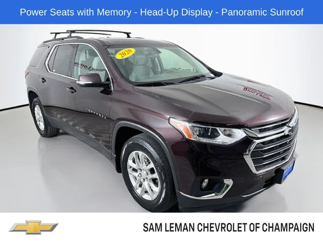 Pre-Owned 2020 Chevrolet Traverse LT 4D Sport Utility in Central