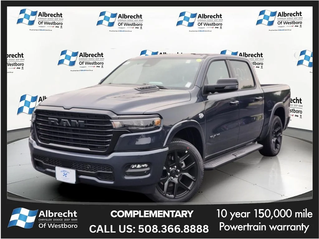 New 2026 Forged Blue Metallic Exterior Paint RAM Laramie image 1