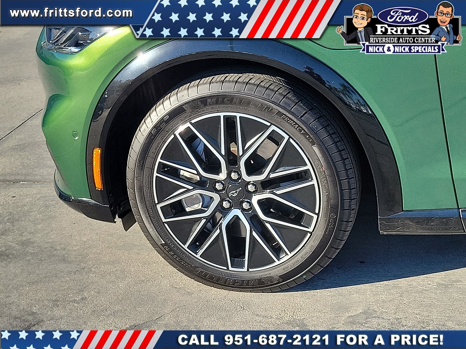 Certified Used 2024 Green Metallic Ford Premium image 19