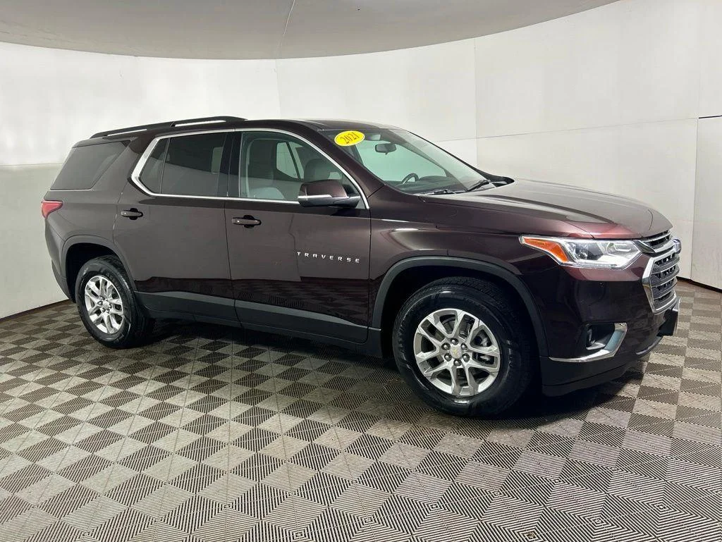 Used 2021 Black Cherry Metallic Chevrolet LT image 5