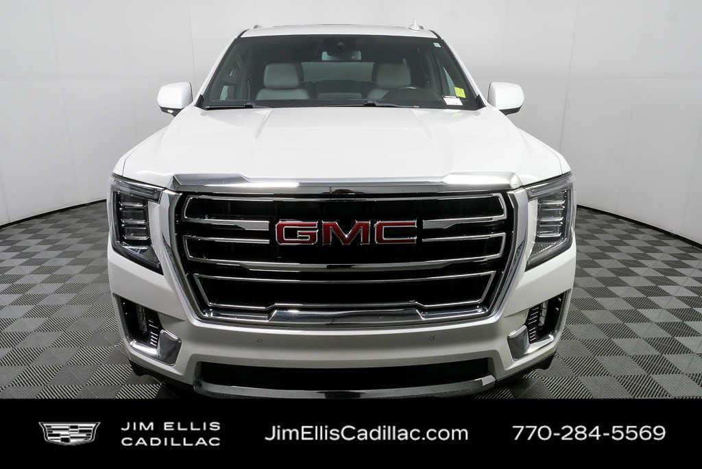 Used 2023 White Frost Tricoat GMC SLT image 35