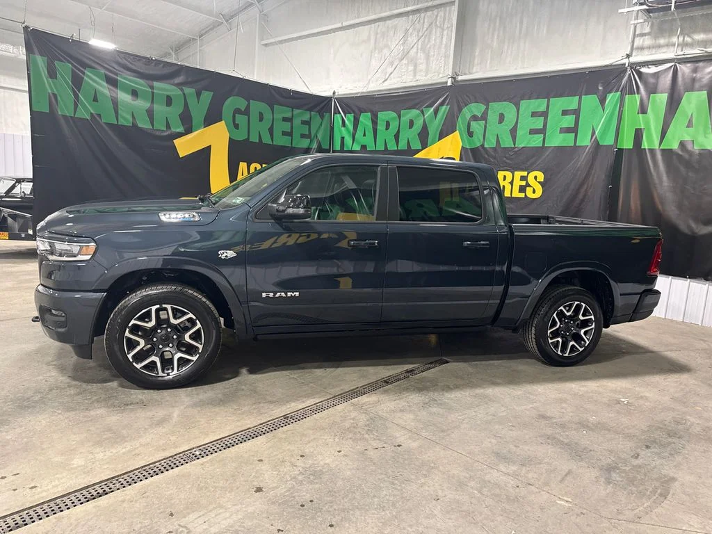New 2026 Forged Blue Metallic Exterior Paint RAM Laramie image 3