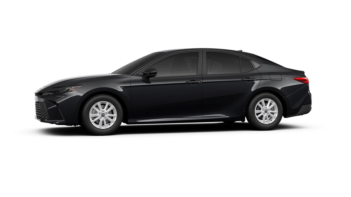 New 2026 Midnight Black Metallic Toyota LE image 3