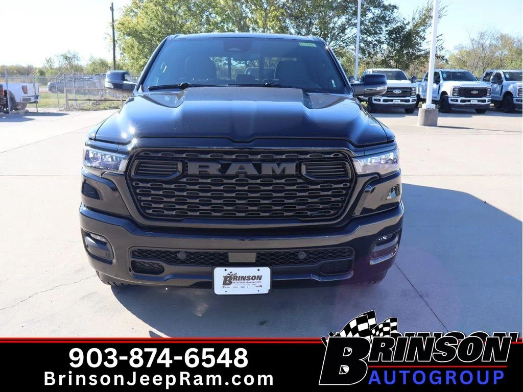 New 2026 Diamond Black Crystal Pearl-Coat Exterior Paint RAM Lone Star image 2