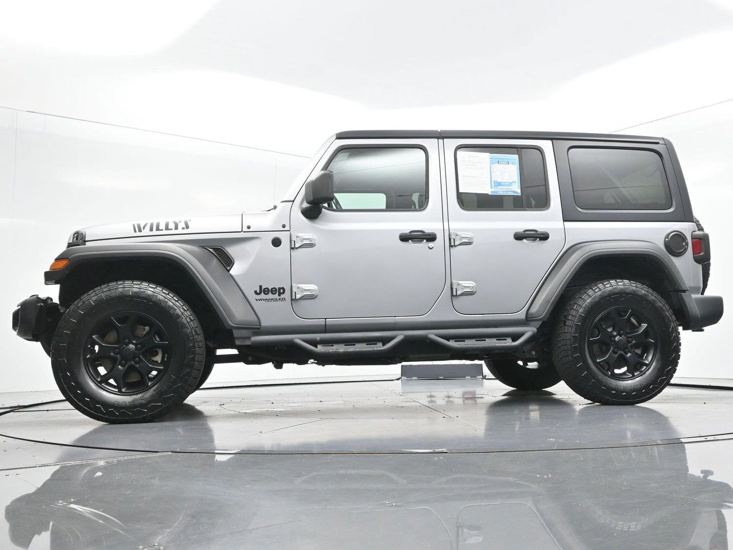 Used 2021 Billet Silver Metallic Clearcoat Jeep Unlimited Willys image 46