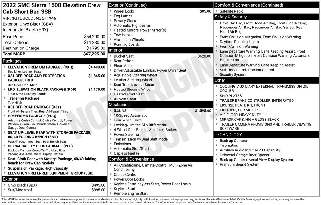 Used 2022 Black GMC Elevation image 31