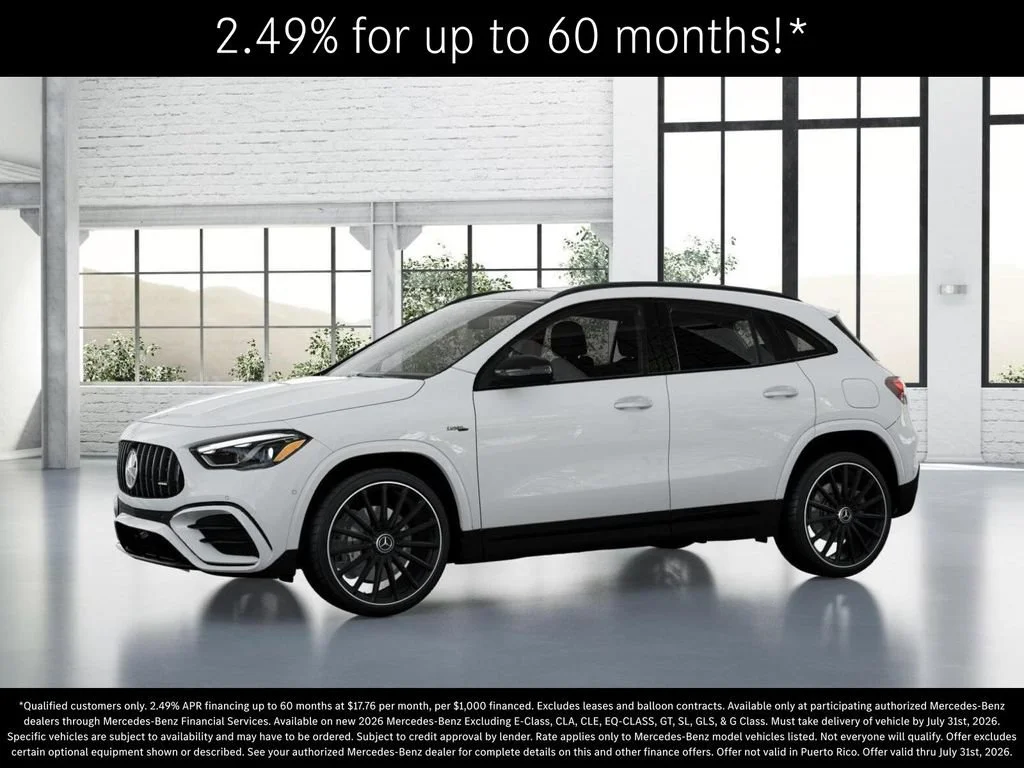 New 2026 Polar White Mercedes-Benz AMG® GLA 35 4MATIC SUV image 79