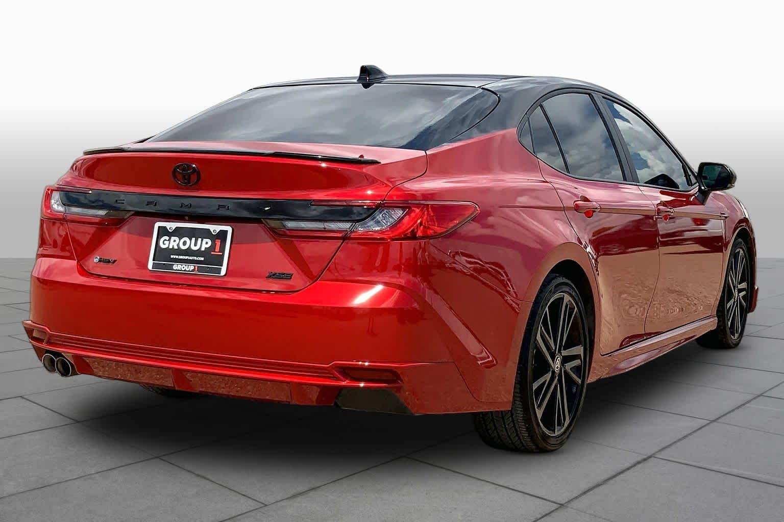 Used 2025 Supersonic Red/Midnight Black Metallic Toyota XSE image 13