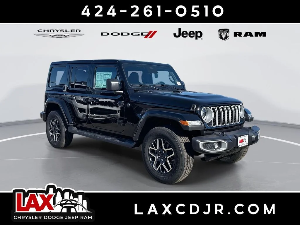 New 2026 Black Jeep Sahara image 1