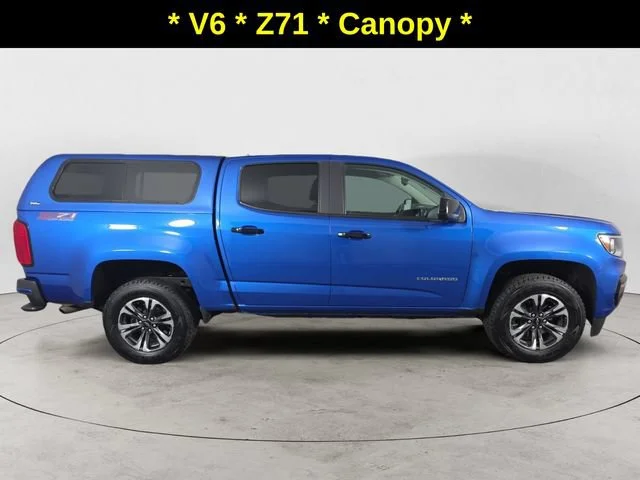 Used 2022 BRIGHT BLUE METALLIC Chevrolet 4WD Z71 image 4