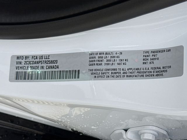 New 2026 White Knuckle Exterior Paint Dodge R/T Plus image 32