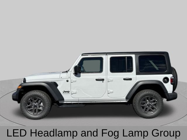 New 2026 Bright White Clear-Coat Exterior Paint Jeep Sport S image 3