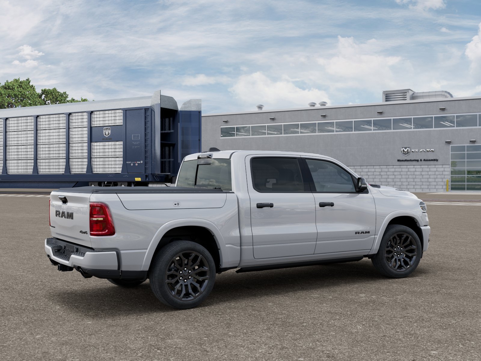 New 2026 Ivory White Tri-Coat Pearl-Coat Exterior Paint RAM Limited image 2