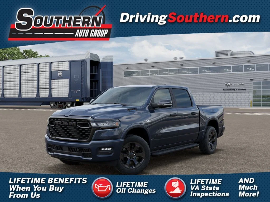 New 2026 Forged Blue Metallic Exterior Paint RAM Big Horn/Lone Star image 1