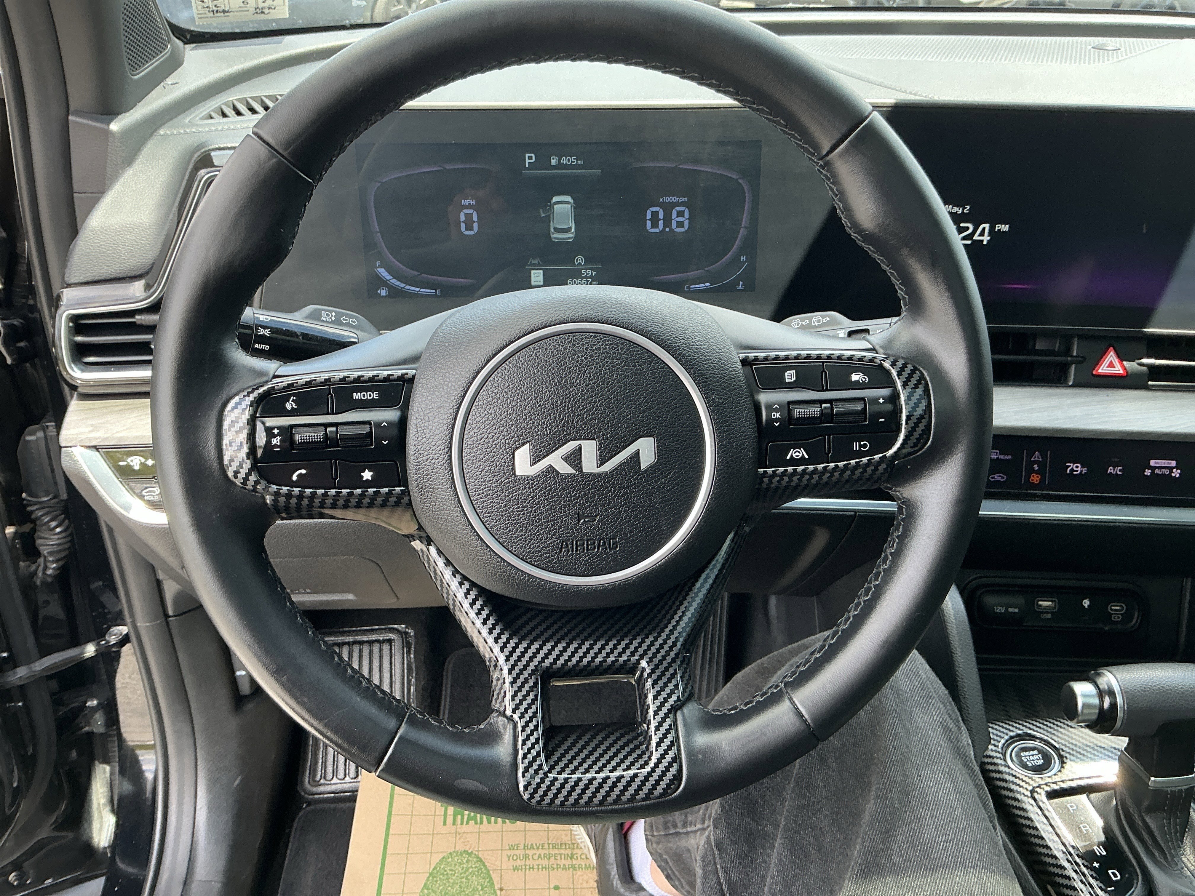 Used 2023 Ebony Black Kia X-Line image 16