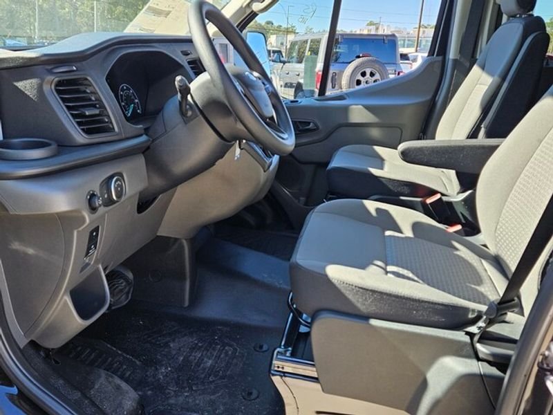 New 2025 Agate Black Metallic Ford Passenger Van XL image 4