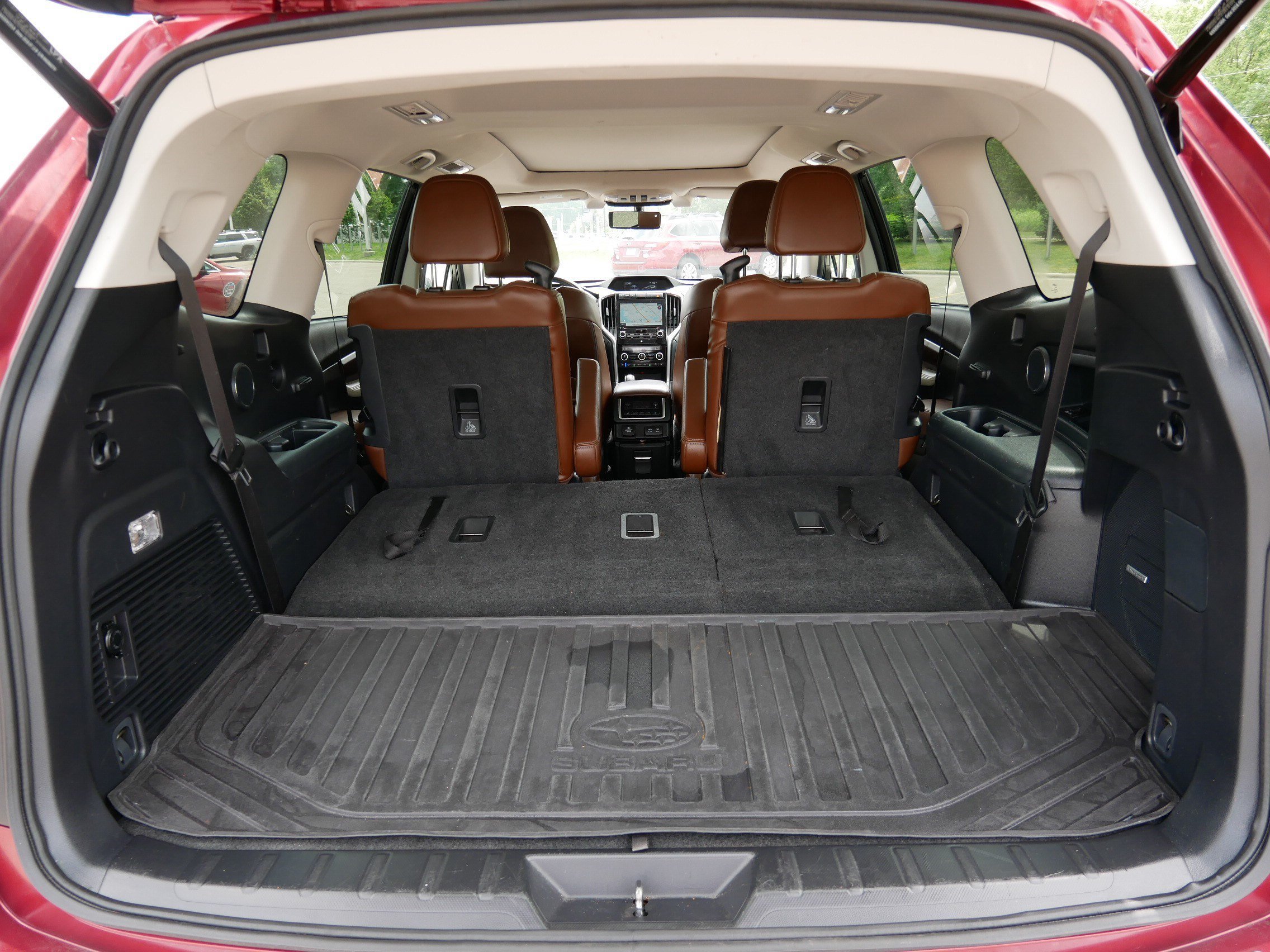 Used 2019 Crimson Red Pearl Subaru Touring image 18