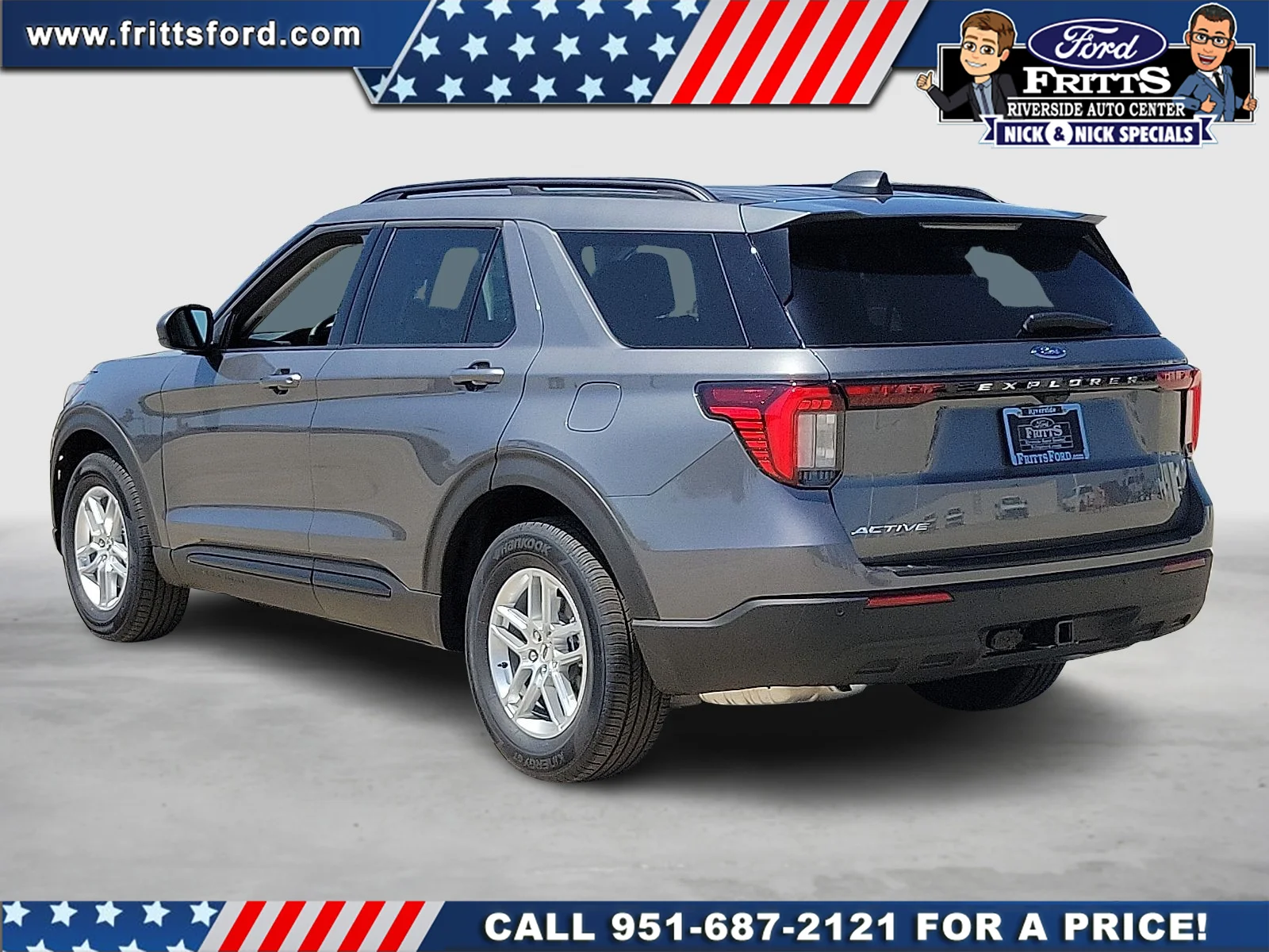 New 2026 Carbonized Gray Metallic Ford Active image 2