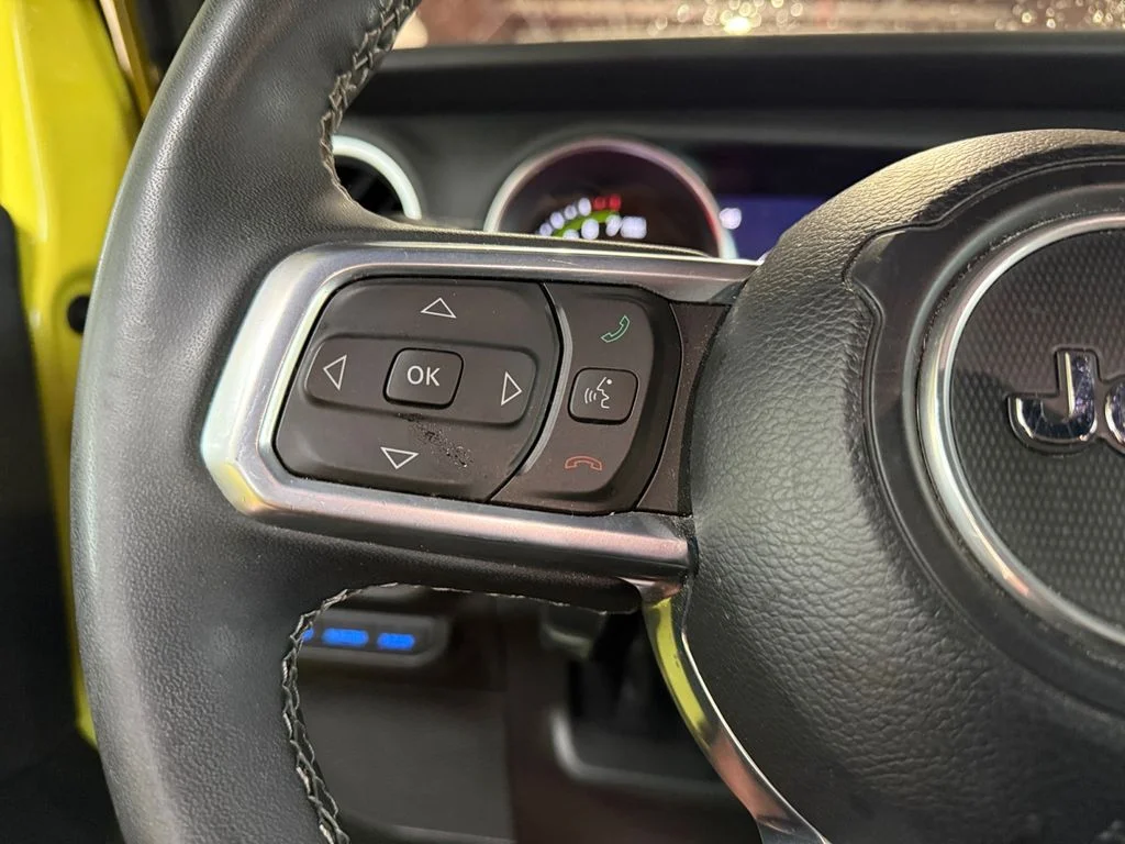Used 2023 Yellow Jeep Sahara 4xe image 24