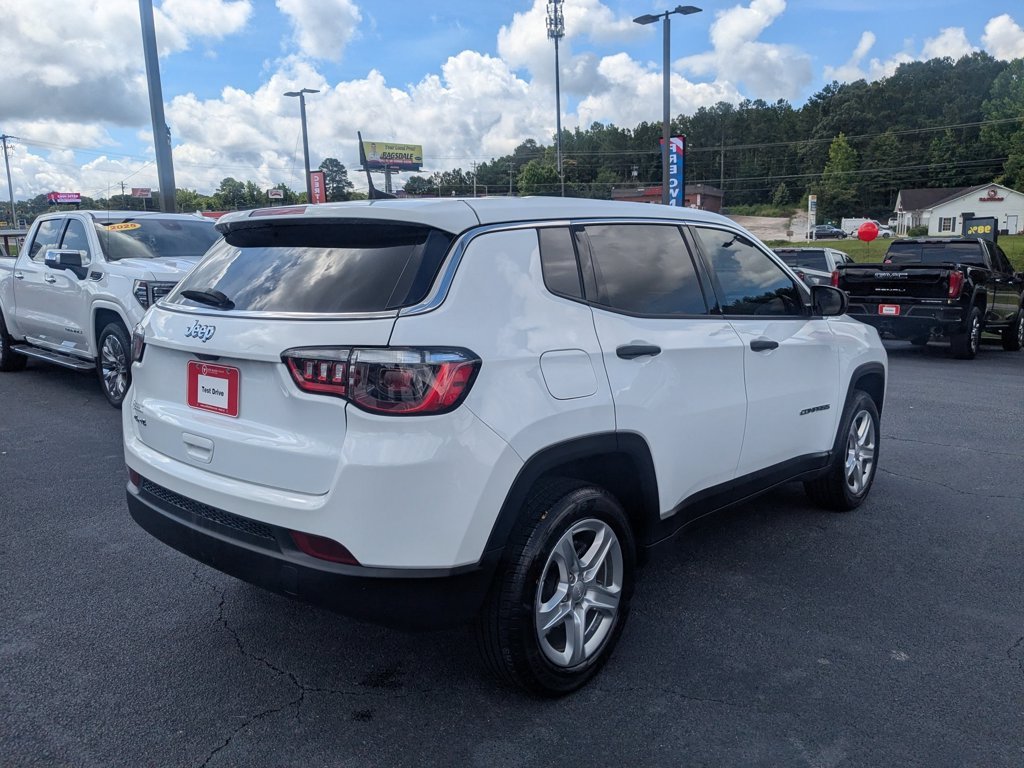 Used 2023 Bright White Clearcoat Jeep Sport image 5
