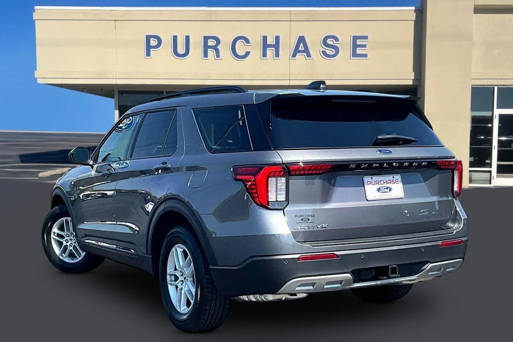 New 2026 Carbonized Gray Metallic Ford Active image 3