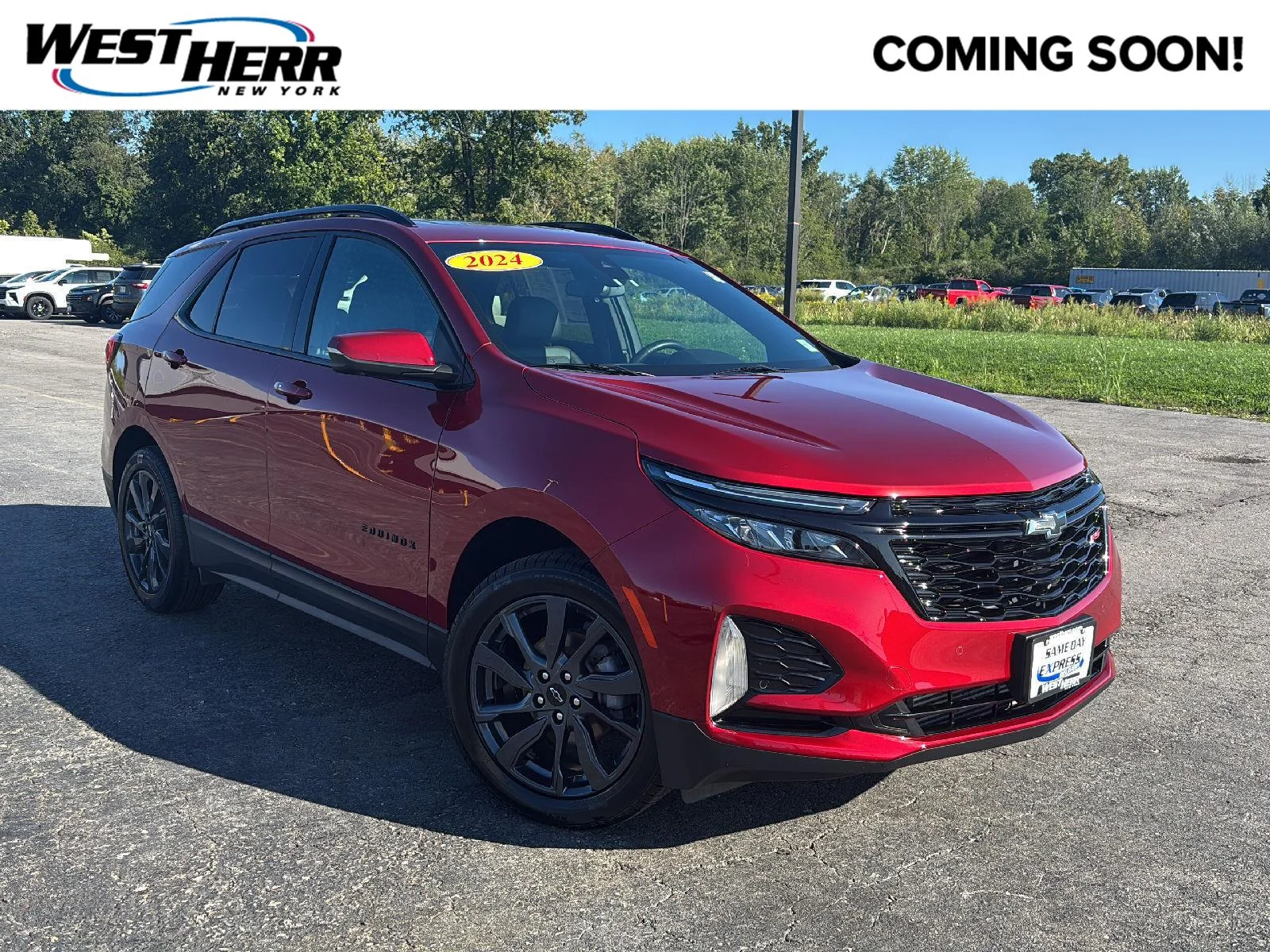 Used 2024 Radiant Red Tintcoat Chevrolet RS image 1