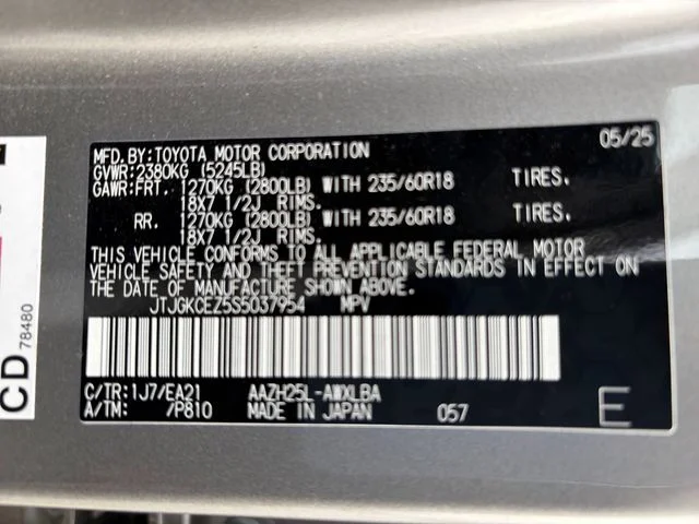Used 2025 Silver Lexus 350h Premium image 25