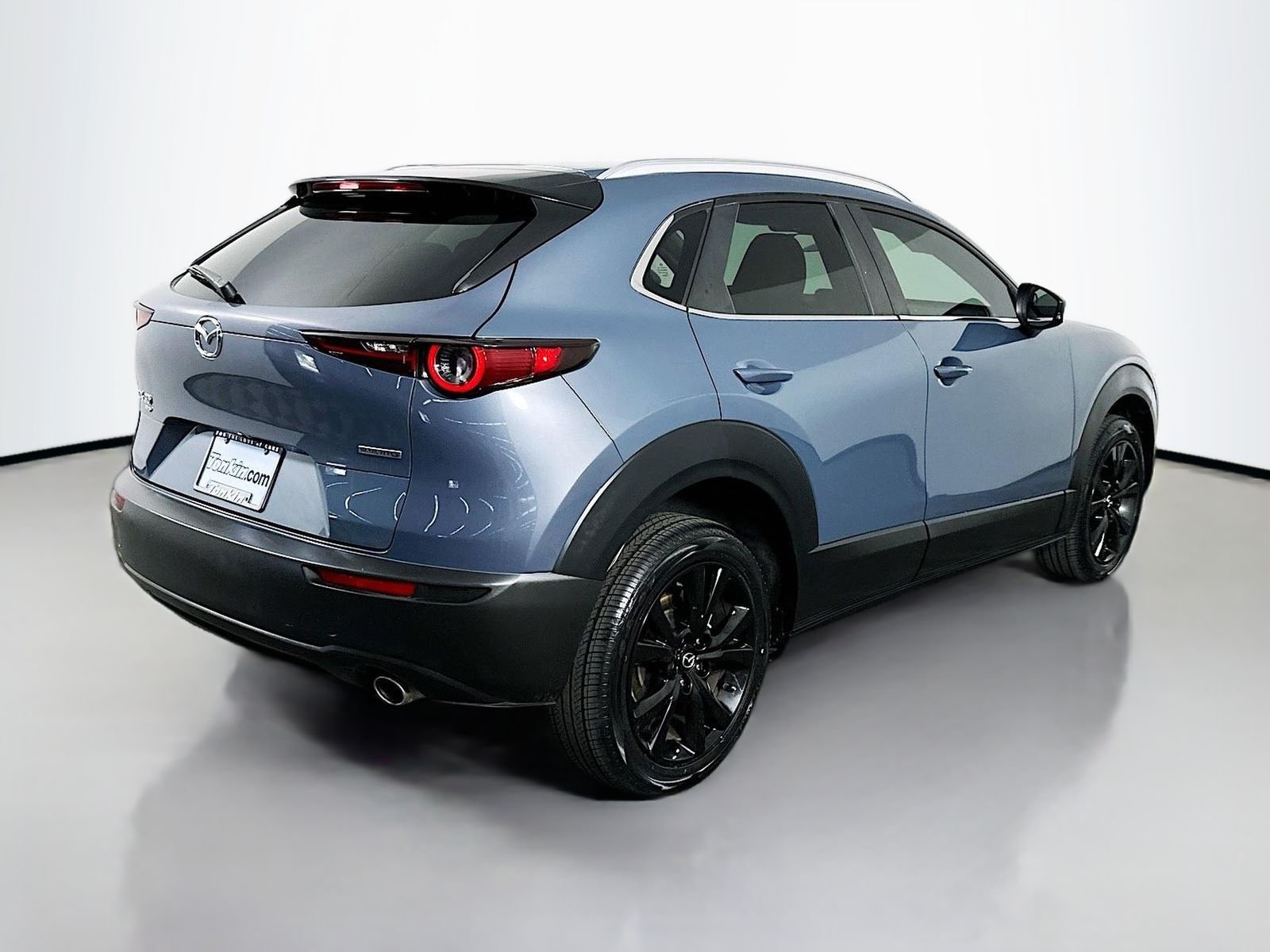 Used 2022 Polymetal Gray Metallic Mazda 2.5 S Carbon Edition AWD with Leather Heated Seats image 7