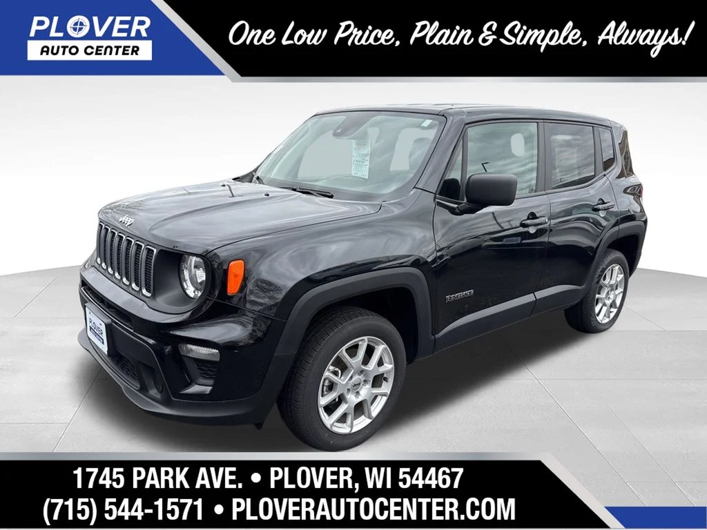 Used 2023 Black Clearcoat Jeep Latitude image 1