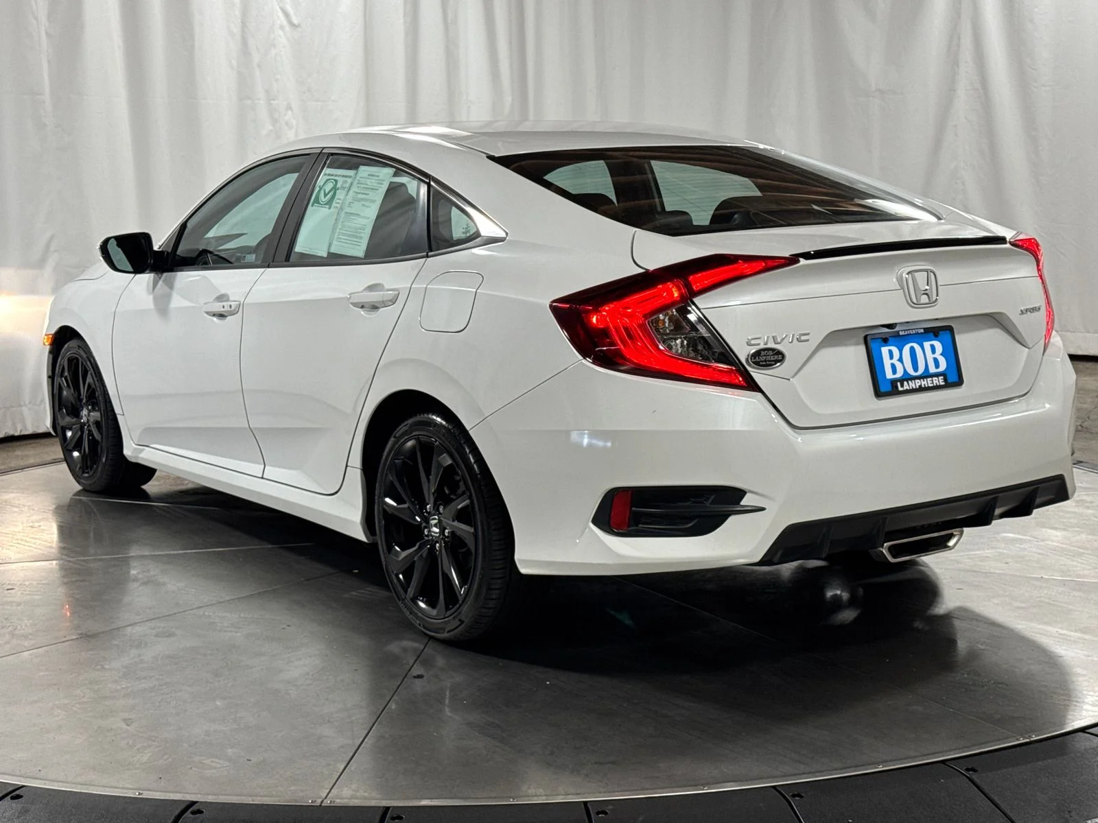Used 2019 White Orchid Pearl Honda Sport image 9