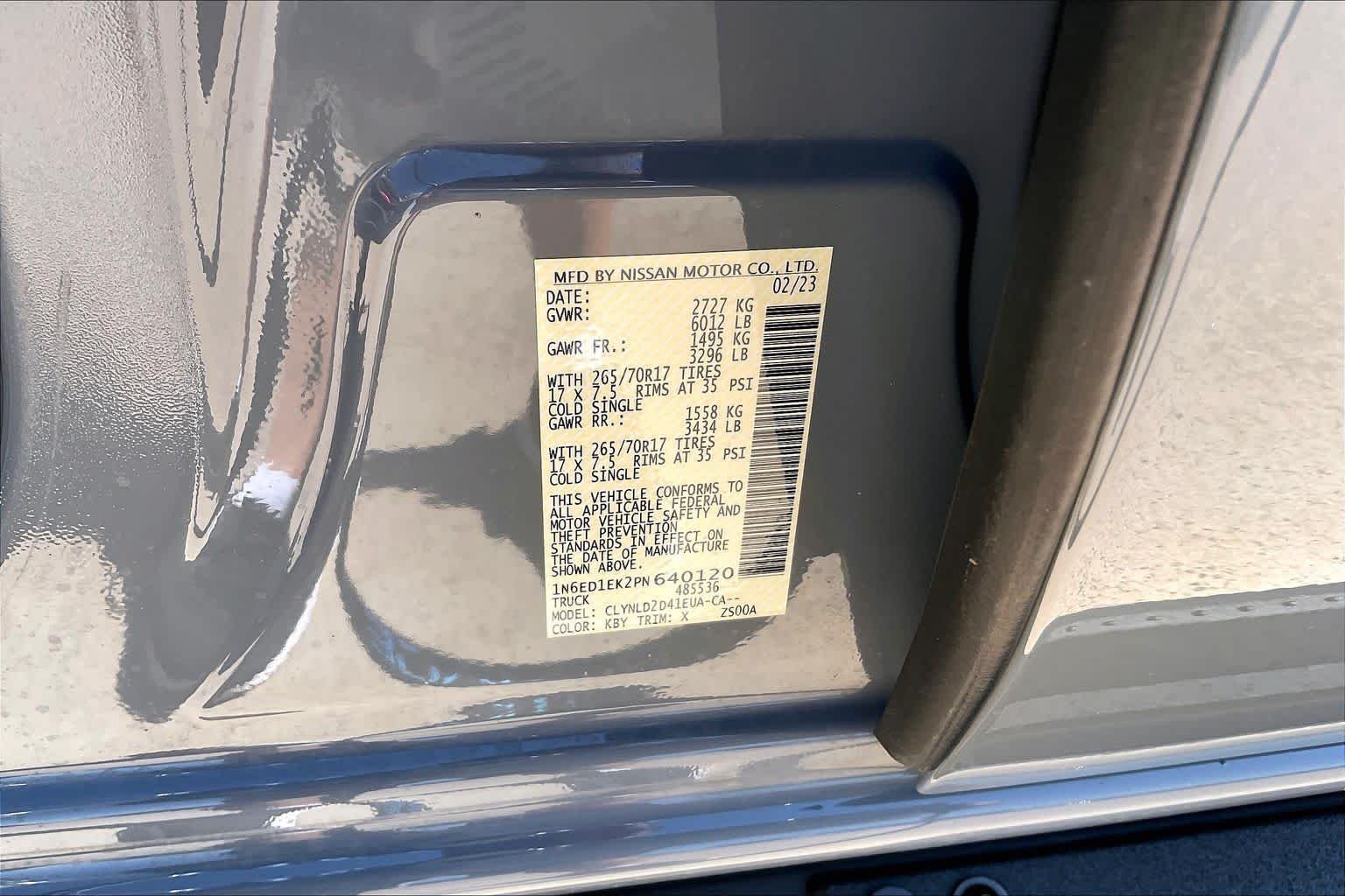 Used 2023 Boulder Gray Pearl Nissan PRO-4X image 33