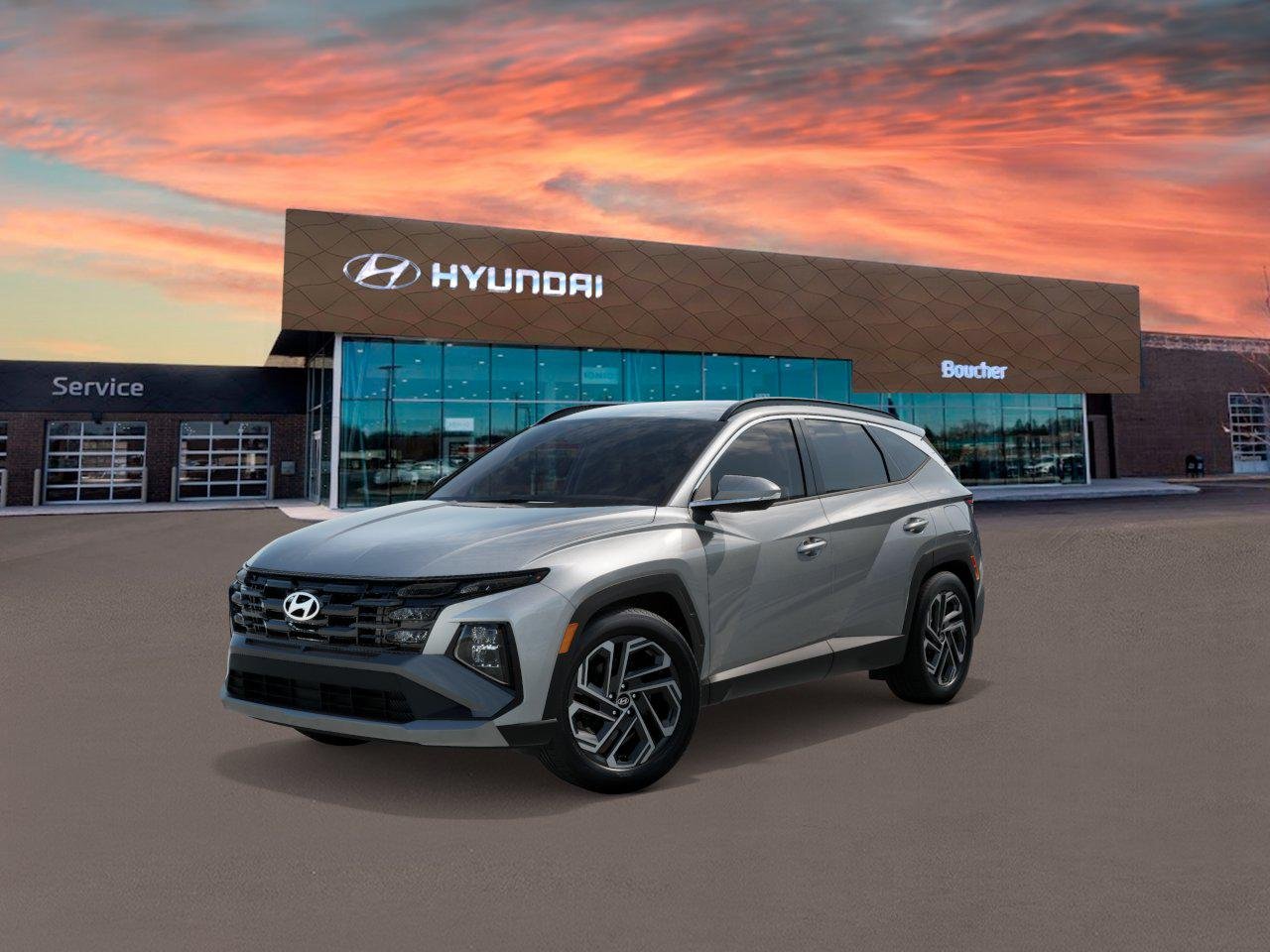 New 2026 Shimmering Silver Hyundai SEL AWD image 1