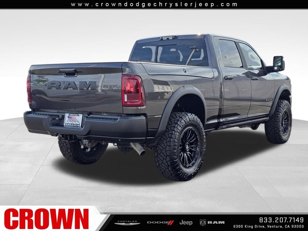 New 2025 Granite Crystal Metallic Clear-Coat Exterior Paint RAM Power Wagon image 5