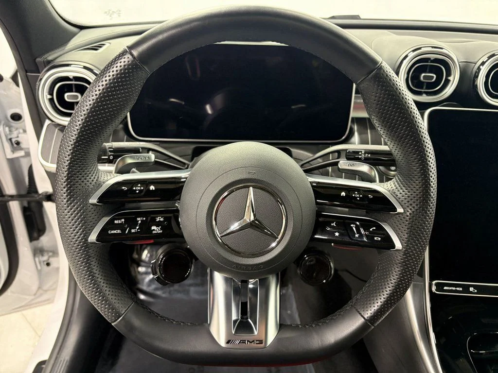 Used 2024 MANUFAKTUR Moonlight White Metallic Mercedes-Benz C 43 AMG® image 13
